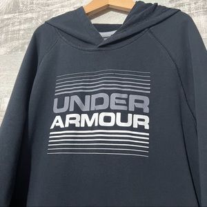 Under Armour Hooded Lightweight Boys Kids Youth Jacket Pullover LARGE